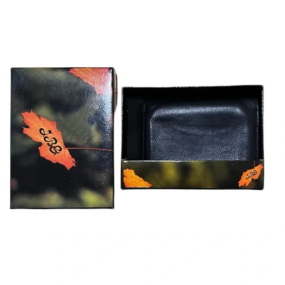 Vintage Black Leather Wallet - Picture 9 of 10